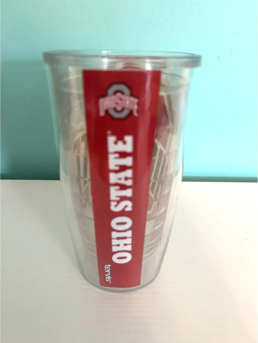 Tervis Tumbler Ohio State Buckeyes 16 oz Cup NO LID OSU Block O